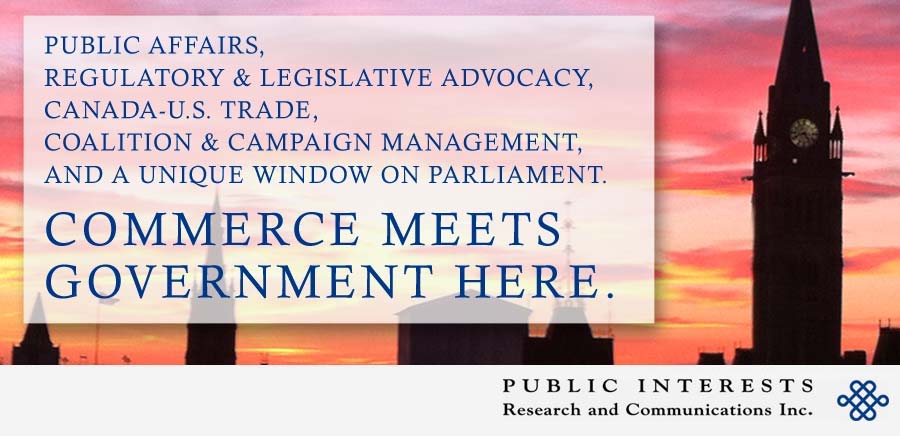 Public Affairs, Regulatory and Legislative Advocacy, Canada-U.S. Trade, Coalition and Campaign Management, and A Unique Window on Parliament. Commerce meets Government Here